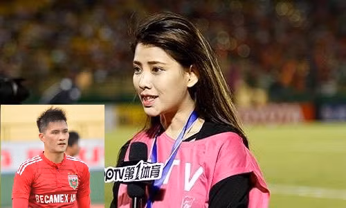 A Đây Rồi: Công Vinh khiến nữ phóng viên Trung Quốc mê mẩn