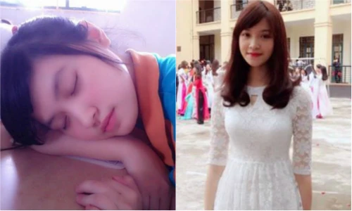 Ảnh đời thường của hot girl ngủ gật xinh đẹp