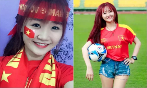 Nữ sinh Cần Thơ hát cổ vũ ĐT Việt Nam gây sốt