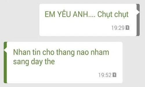 Bi hài trào lưu nhắn tin “Em yêu anh” thử lòng chàng