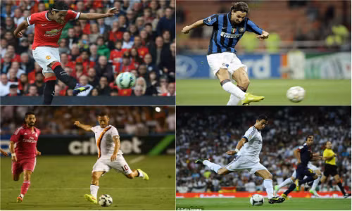 Những ngôi sao chơi bóng đá hai chân như một