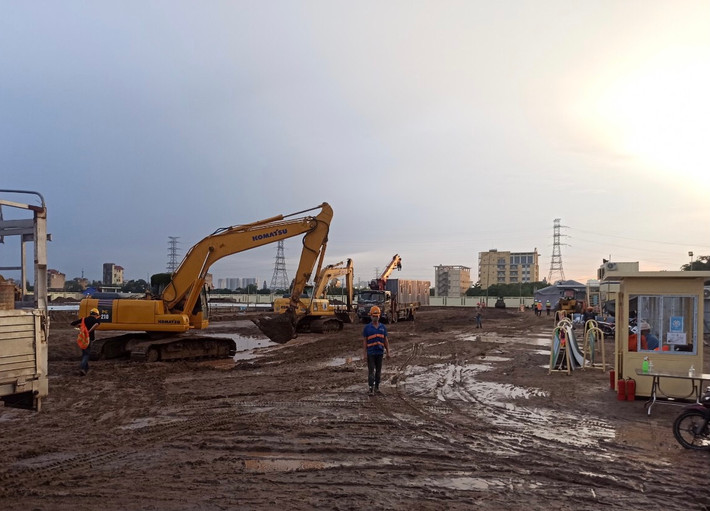 Được biết, công trình được xây dựng cách đây gần 1 tuần và đến ngày 30/8 sẽ hoàn thiện, chính thức đưa vào sử dụng.