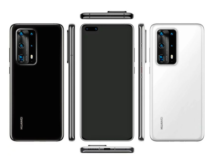 Hình ảnh concept thiết kế khá chi tiết của P40 Pro đang được cho là thiết kế chính thức của Huawei.