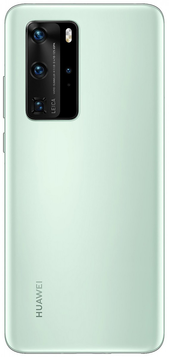 Thiết kế mặt sau của P40 không khác nhiều so với P40 Pro. Cụm camera nhỏ hơn và sử dụng 4 camera.