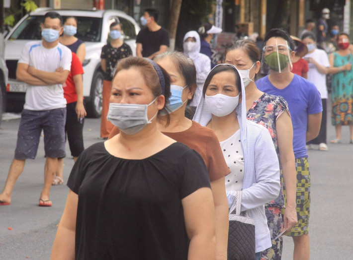 Theo kết quả truy vết, từ ngày 21 đến ngày 27/8 đã có khoảng 7.000 người đến mua bán tại chợ Ngọc Hà.