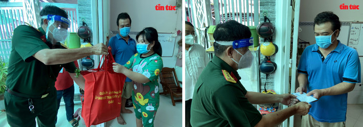 Bên cạnh đó, Ban chỉ huy Quân sự Quận 8 và nhà hảo tâm cũng trao tặng quà hỗ trợ cho cháu N. và các trường hợp khác.