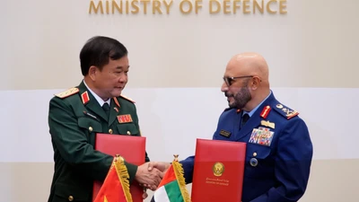 Việt Nam và UAE ký Ý định thư về hợp tác quốc phòng