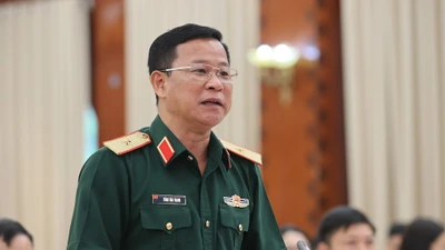 Thiếu tướng Tống Văn Thanh, Phó Cục trưởng Cục Tuyên huấn, Tổng cục Chính trị Quân đội Nhân dân Việt Nam. Ảnh: VGP/Nhật Bắc.