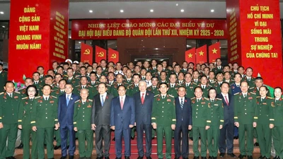 Tổng Bí thư Tô Lâm dự Đại hội đại biểu Đảng bộ Quân đội lần thứ XII