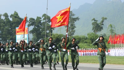 Lực lượng quân đội, công an tổng hợp luyện diễu binh, diễu hành Quốc khánh 2/9