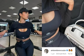 Bạn gái Ronaldo khoe dáng bốc lửa trong phòng tập gym