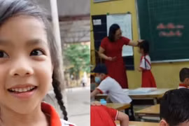 Dạy con gái biết ơn thầy cô, ông bố nhận vạn lời khen ngợi