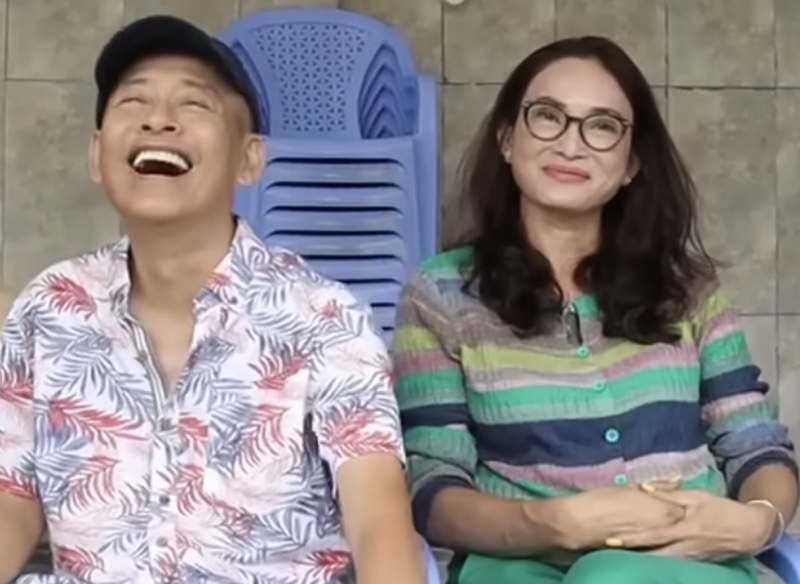 Tấn Beo từng vài lần chia sẻ về vợ trên truyền thông. Trong cuộc phỏng vấn với Vietnamnet, vợ anh là người hy sinh, bao dung. Ảnh: Gia Đình Xã Hội.