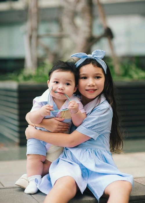 Vợ chồng Hà Anh còn có cô con gái Myla.