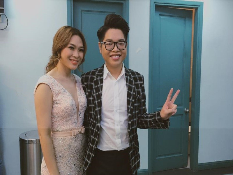 Mỹ Tâm và "trò cưng" Đức Phúc giữ mối quan hệ tốt đẹp trong 10 năm qua. Ảnh: FB Đức Phúc.