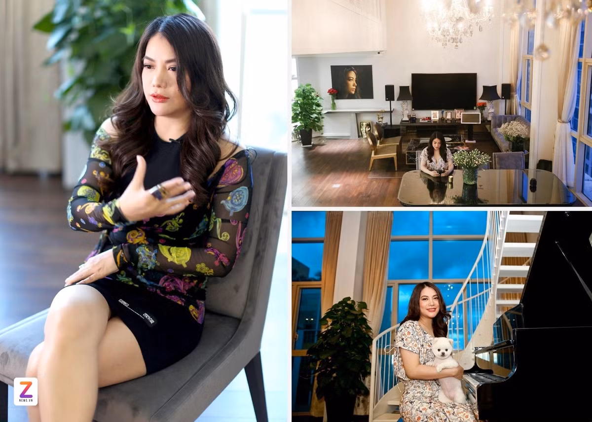 Nội thất trong penthouse của Trương Ngọc Ánh đầy cao cấp. Không ít lần trên trang cá nhân, nữ diễn viên khoe không gian sống sang trọng. Ảnh: Znews.