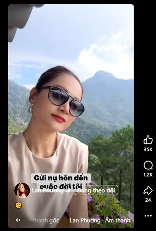 Lan Phương chia sẻ thêm: “Mong khán giả đón nhận vai diễn này, vì sẽ khác nhiều hình ảnh cũ và cũng là vai giúp tôi rũ bỏ mọi điều cũ kĩ khi không được là chính mình trước đây”. Ảnh: FB Lan Phương.