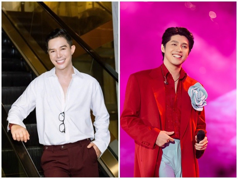 Mới đây, thông tin Nathan Lee mua bản quyền loạt hit của Noo Phước Thịnh (phải) gây xôn xao. Theo Dân Việt, các bài hát được Nathan Lee mua bản quyền gồm: Gạt đi nước mắt, Cause I love you, Xin đừng buông tay, Chôn giấu giấc mơ. Đây là các sáng tác của nhạc sĩ Đỗ Hiếu, gắn liền với tên tuổi của Noo Phước Thịnh nhiều năm qua. Ảnh: Dân Việt, FB Noo Phước Thịnh.