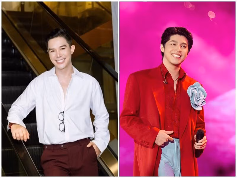 Mới đây, thông tin Nathan Lee mua bản quyền loạt hit của Noo Phước Thịnh (phải) gây xôn xao. Theo Dân Việt, các bài hát được Nathan Lee mua bản quyền gồm: Gạt đi nước mắt, Cause I love you, Xin đừng buông tay, Chôn giấu giấc mơ. Đây là các sáng tác của nhạc sĩ Đỗ Hiếu, gắn liền với tên tuổi của Noo Phước Thịnh nhiều năm qua. Ảnh: Dân Việt, FB Noo Phước Thịnh.