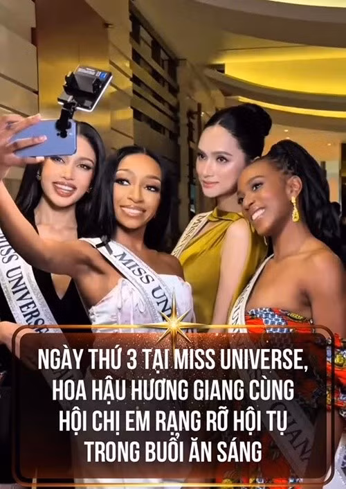 Hương Giang luôn phải đẹp và toả sáng vì biết rằng rất nhiều người đang ủng hộ. Ảnh: Miss Universe Vietnam.