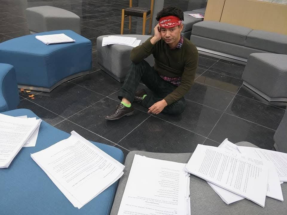 Nghệ sĩ Xuân Bắc cũng hoài niệm về Táo quân. Anh viết: "Tầm này ngày xưa đây các bác ạ. Người ta om trám, om dưa, om cá. Em thì om táo". Ảnh: FB Xuân Bắc.