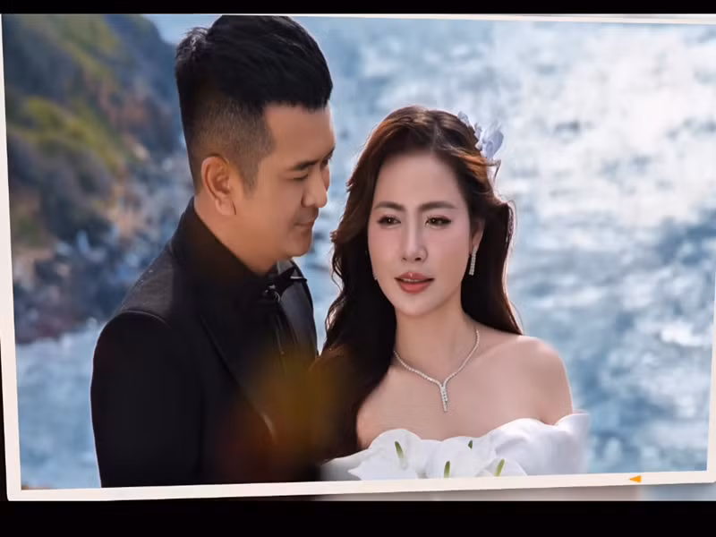 Nam diễn viên phim Đất phương Nam đã giới thiệu bạn đời với nhiều đồng nghiệp thân thiết trong showbiz Việt. Ảnh: FB Hùng Thuận.