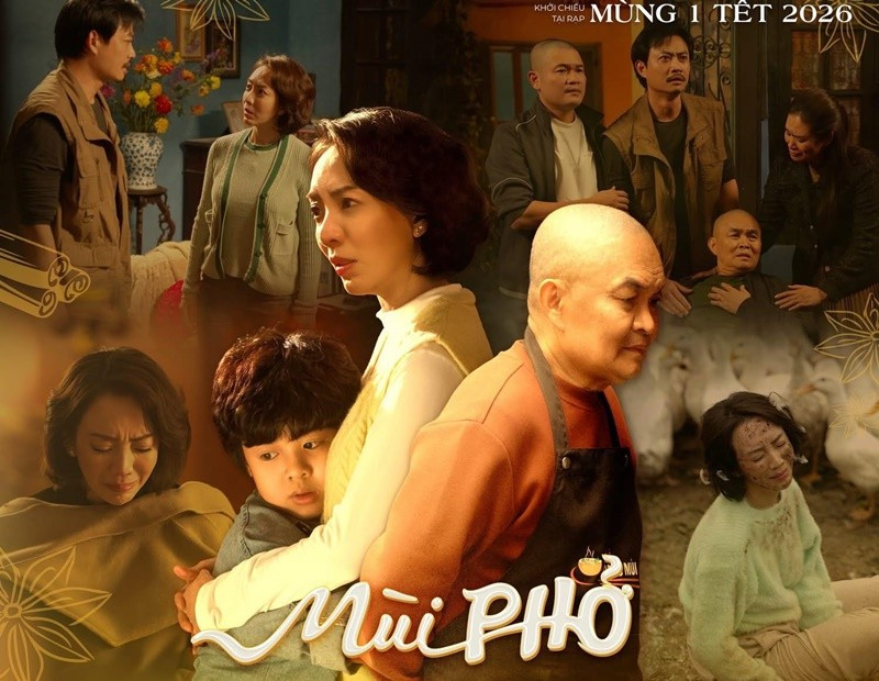 Trong phim mới, Bảo Nam vào vai cháu nghệ sĩ Xuân Hinh, con trai diễn viên Thu Trang. Ảnh: FB Bảo Nam.