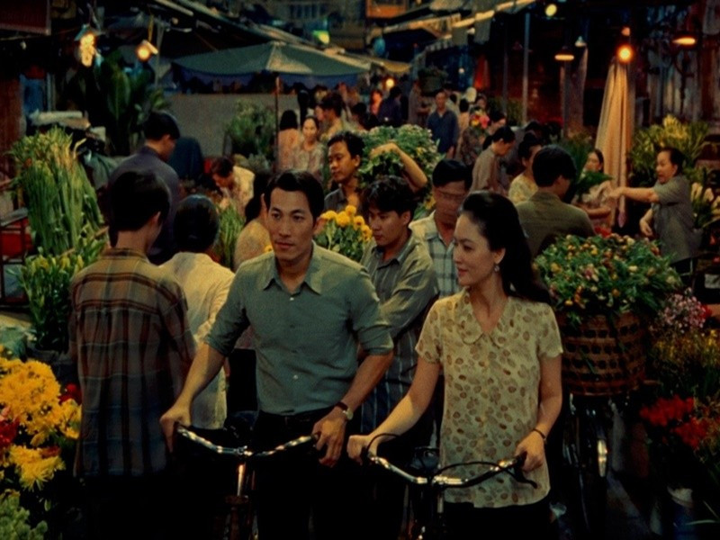 Trong phim Quán Kỳ Nam ra rạp năm 2025, Hải Yến đóng vai Kỳ Nam - một phụ nữ lớn tuổi, sống bằng nghề nấu ăn cho người dân trong cư xá. Ảnh: Tiền Phong.