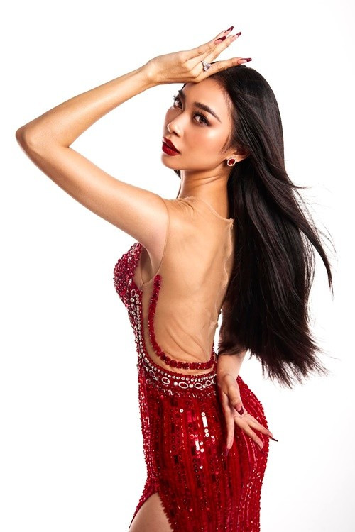 Năm 2022, Nguyên Thảo vào chung kết Miss Grand Vietnam. Dù không vào top 15 chung cuộc, cô vẫn gây chú ý. Ảnh: FB Nguyên Thảo.