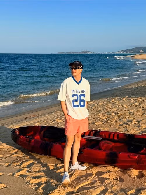 Lương Mạnh Hải ngày càng phong độ, điển trai. Ảnh: Instagram Lương Mạnh Hải.