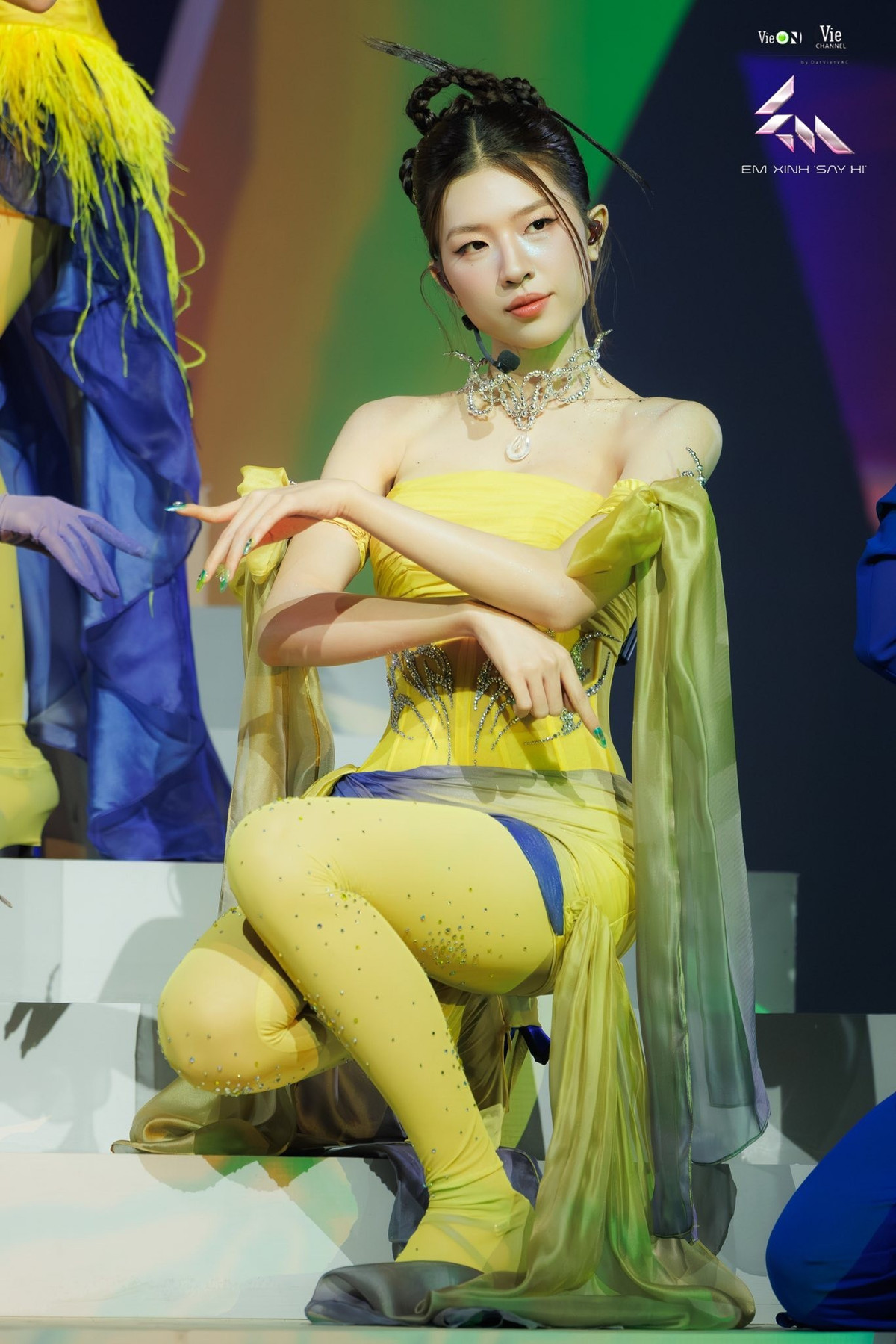 Lamoon từng lọt top 6 Vietnam Idol 2023 và góp mặt trong nhóm nhạc nữ toàn năng Best 5 tại chung kết chương trình Em xinh say hi 2025. Ảnh: Tiền Phong.