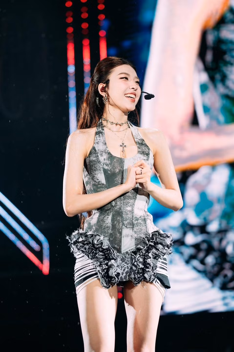 Nữ nghệ sĩ bày tỏ cảm giác may mắn khi có cơ hội làm việc nhiều hơn trong lĩnh vực nghệ thuật, được cháy hết mình và cống hiến cho đam mê. Ảnh: FB Lamoon.