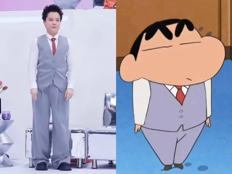 Tiên Tiên có không ít bức ảnh hài hước. Nữ ca sĩ chia sẻ hình ảnh diện trang phục giống một nhân vật hoạt hình. Ảnh: FB Tiên Tiên.