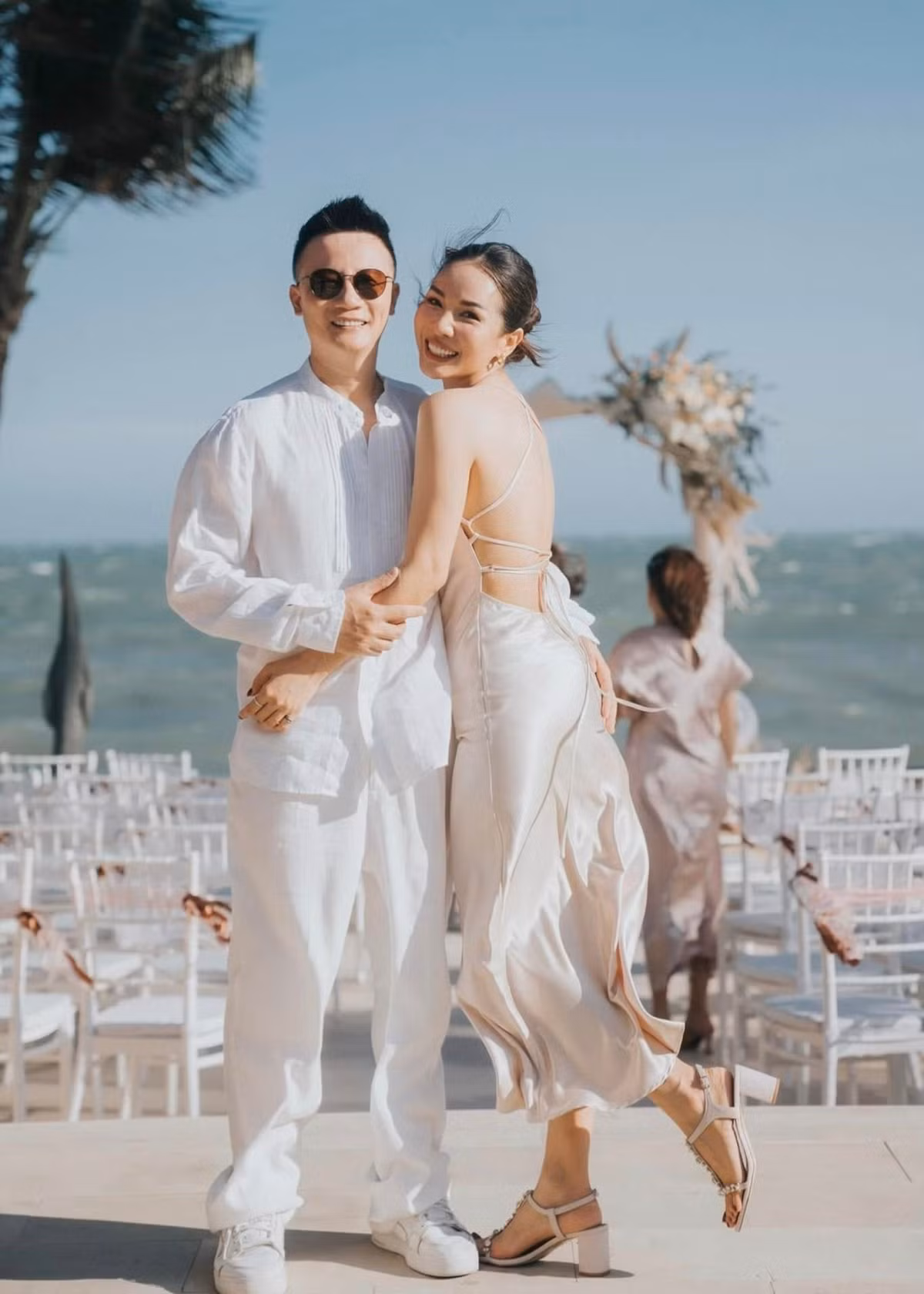 Thanh Thảo - vợ ca sĩ Hoàng Bách làm người mẫu cách đây nhiều năm. Sau khi kết hôn vào năm 2006, cô không còn hoạt động nghệ thuật. Ảnh: FB Thanh Thảo.