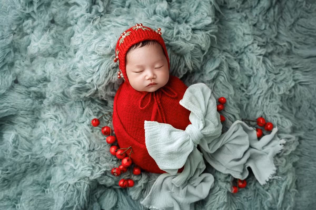 Ái nữ nhà Thái Trinh gây ấn tượng bởi vẻ ngoài bụ bẫm, đáng yêu.