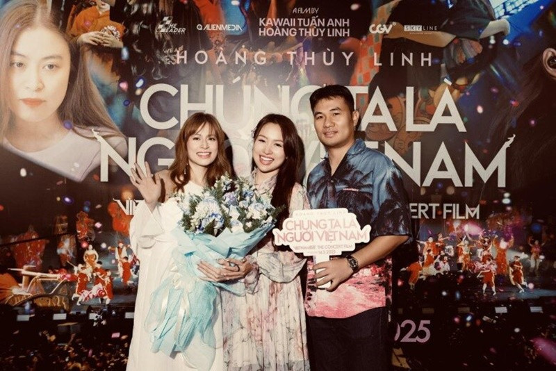 Theo Đời Sống Gia Đình, sau khi xem bộ phim tài liệu của Hoàng Thùy Linh vào đầu năm 2025, Vân Hugo khen ngợi đàn em đã cố gắng không ngừng nghỉ, xứng đáng hưởng trái ngọt sau bao tháng ngày tâm huyết. Ảnh: Đời Sống Gia Đình.