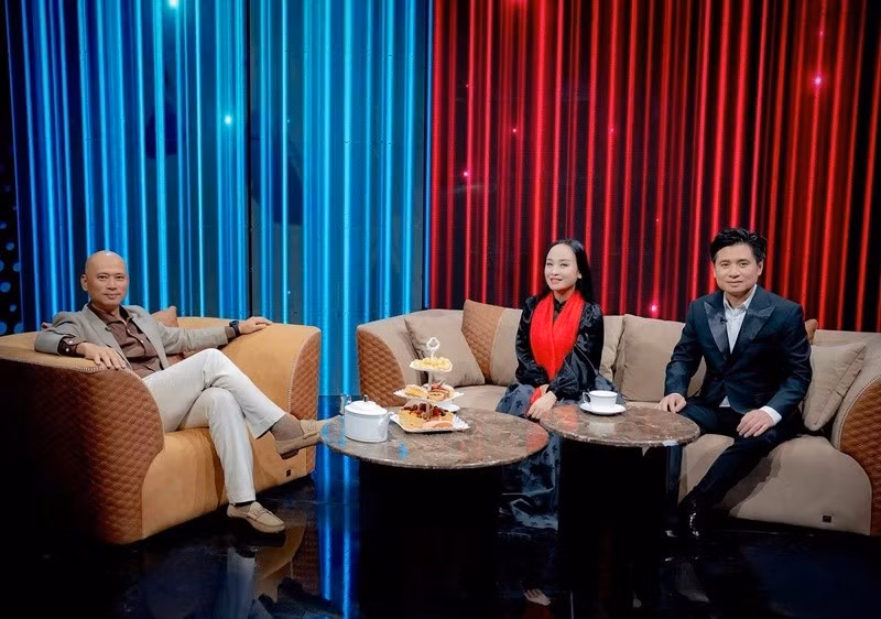 Tấn Minh và Thu Huyền sánh đôi trong các chương trình, sự kiện. Ảnh: FB Thu Huyền.