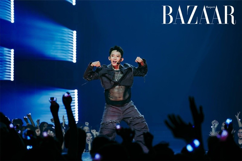 Kay Trần gây chú ý trở lại sau khi tham gia chương trình Anh trai vượt ngàn chông gai 2024. Ảnh: Harper’s Bazaar Vietnam.