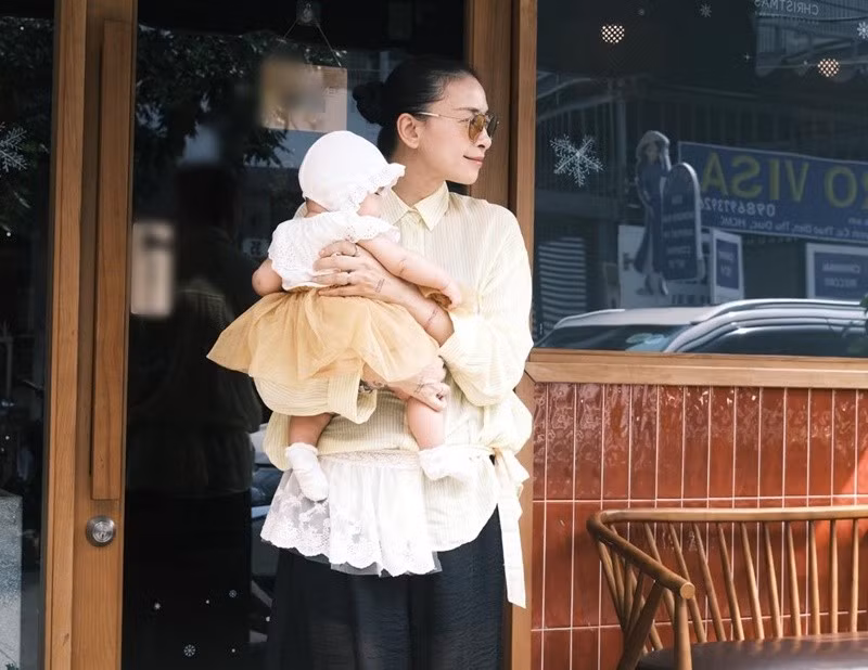 Ái nữ nhà Ngô Thanh Vân trông cứng cáp bụ bẫm. Ảnh: FB Ngô Thanh Vân.