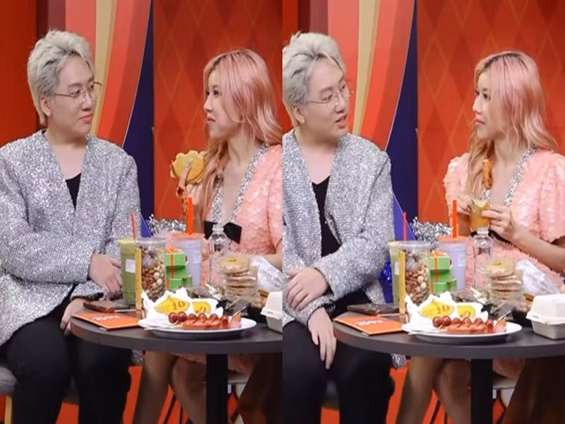 Trước Thiều Bảo Trâm, không ít sao Việt cũng mất điểm vì trêu đùa thiếu tinh tế. Phát La là một trong số đó. Năm 2024, trong một livestream, nam diễn viên có sử dụng từ ngữ khiếm nhã với Trang Pháp. Bị nhiều cư dân mạng chỉ trích, Phát La xin lỗi Trang Pháp. Ảnh: Phụ Nữ Mới.