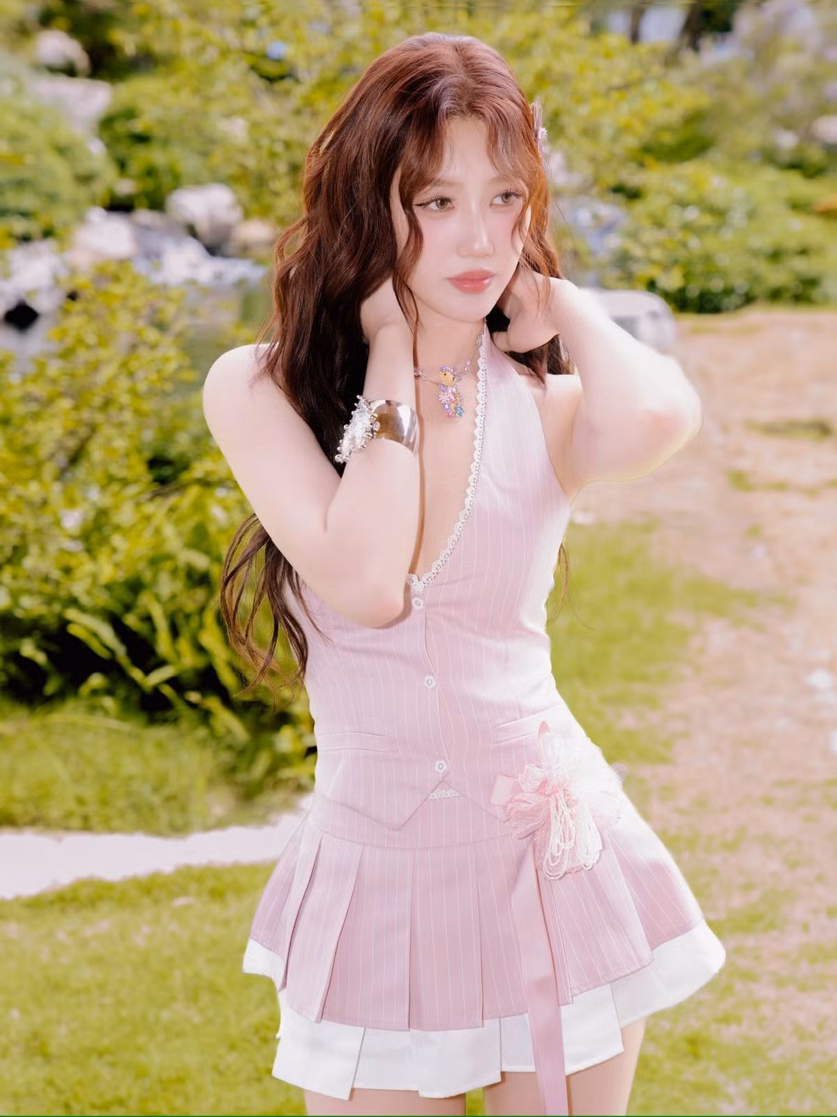 Năm 2020, Thúy Ngân từng chia sẻ về mối tình đầu tiên. Theo Vietnamnet, nữ diễn viên kể, bạn trai thường ghen tuông vô cớ, từng đập 4 chiếc điện thoại của Thúy Ngân. Ảnh: FB Thúy Ngân.