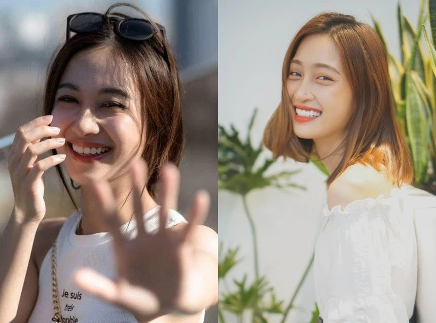 Lối trang điểm nhẹ nhàng, trong trẻo càng khiến hai mỹ nhân dễ bị nhầm lẫn, đặc biệt trong các bức ảnh đời thường. Ảnh: Znews.