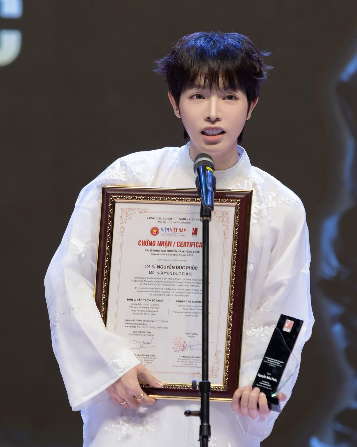 Ngày 29/12/2025, theo Vietnamnet, sự kiện Đức Phúc - đại diện Việt Nam vô địch Intervision 2025 có tên trong 20 đề cử nổi bật, được đưa ra đề cử để lựa chọn 15 sự kiện Văn học nghệ thuật tiêu biểu năm 2025.