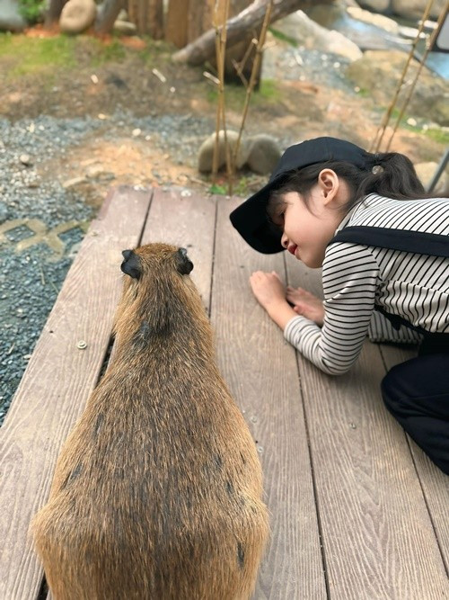 Nhã Phương từng chia sẻ trên Vietnamnet, 2 năm đầu đời của bé Destiny rất quan trọng, vì thế cô muốn được theo sát từng giai đoạn phát triển của con gái. Ảnh: FB Nhã Phương.