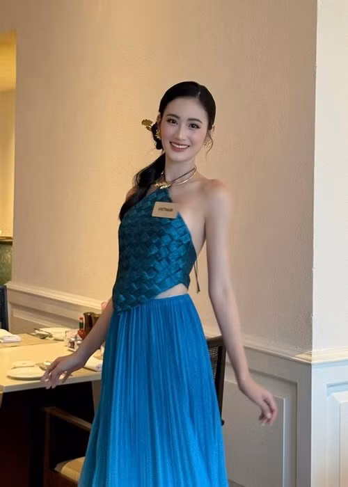 Chuyên trang sắc đẹp Missosology dự đoán Ý Nhi lọt top 15 Miss World 2025. Ảnh: FB Ý Nhi.