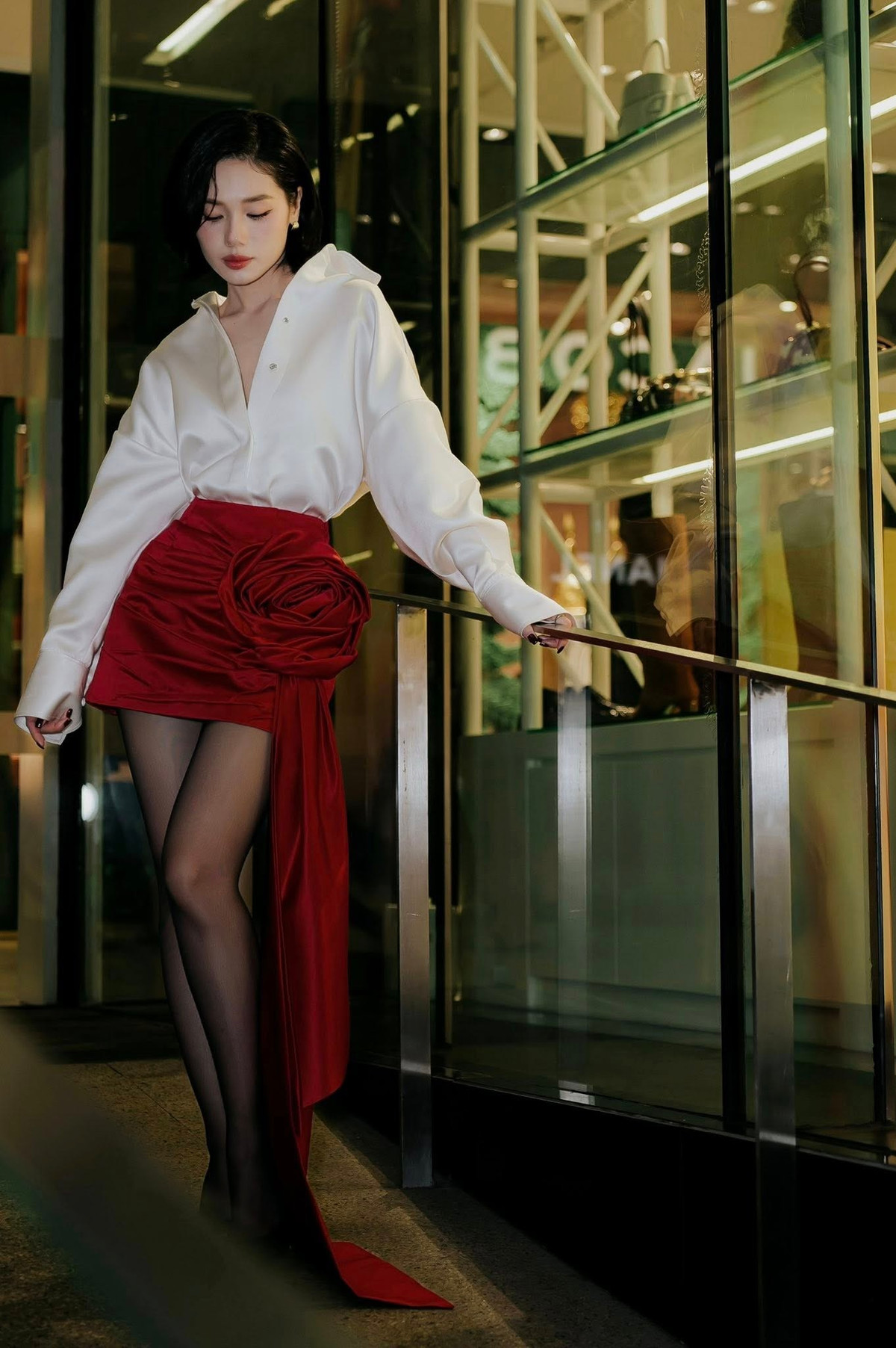 Em gái màn ảnh của Thu Trang từng phủ nhận nghi vấn phẫu thuật thẩm mỹ mũi. Ảnh: FB Trâm Anh.