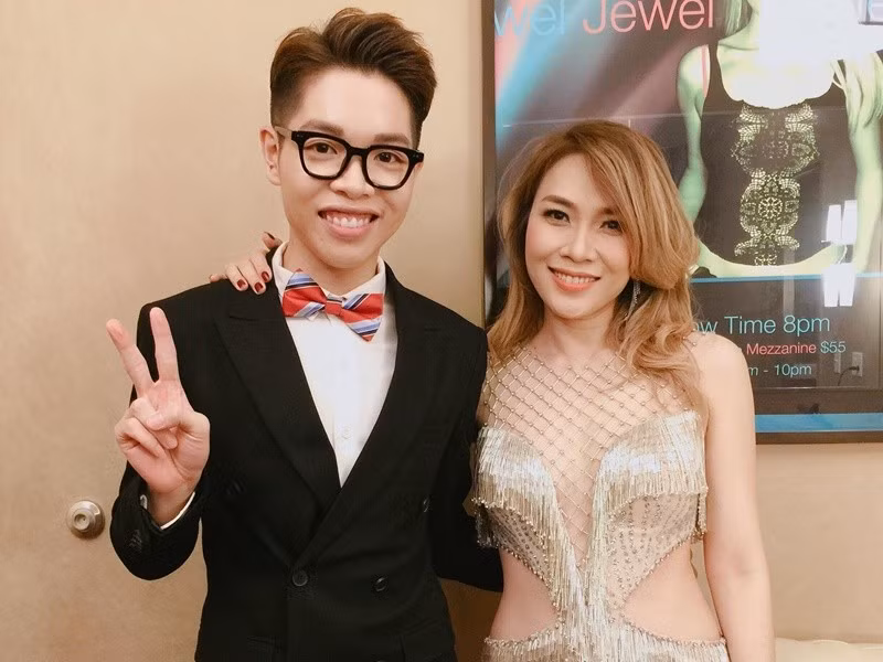 Đức Phúc luôn dành lời có cánh cho người thầy của mình. Ảnh: FB Đức Phúc.