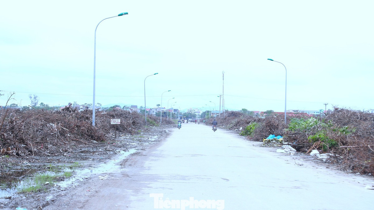 Từ cuối tháng 8, sau cơn bão số 5, đường D3 nối đường Đặng Thai Mai và đường Nguyễn Chí Thanh (phường Vinh Hưng, tỉnh Nghệ An) được sử dụng làm điểm tập kết rác thải tạm. Tuy nhiên, đến nay, khu vực này đã quá tải.