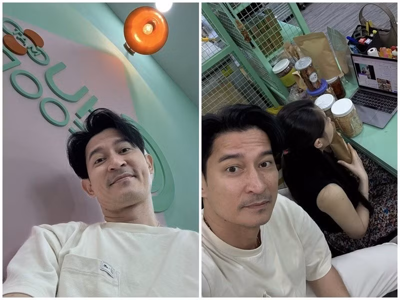 Đối mặt với nghi vấn tái hợp với Huy Khánh, Mạc Anh Thư phủ nhận. Ảnh: FB Huy Khánh.