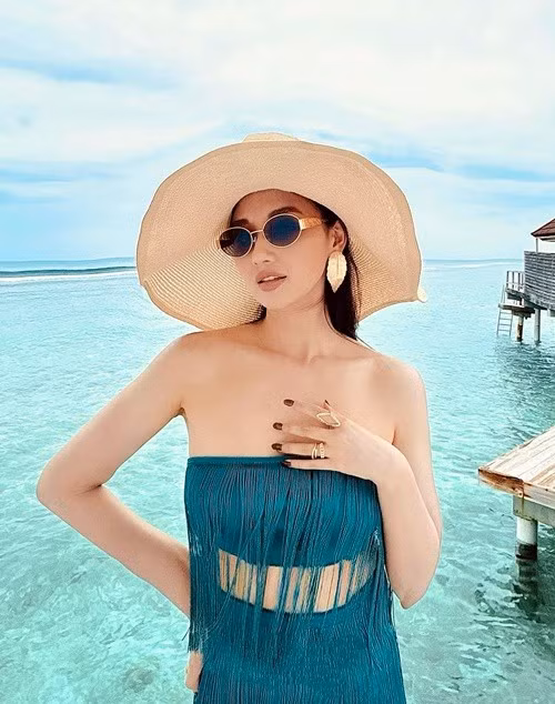 Lã Thanh Huyền vẫn giữ được sự trẻ trung, ngày càng mặn mà, quyến rũ. Ảnh: FB Lã Thanh Huyền.